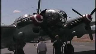 Heinkel HE111  German Bomber  Falcon Field  Mesa AZ [upl. by Yirinec]