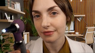 ASMR Doctor  Thorough and Gentle Ear Exam Soft Spoken [upl. by Vine]