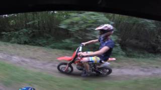 YCF 125 x2 KTM 85sx Honda XL  SORTIT EN FORÊT  400 ABONNES [upl. by Halika]