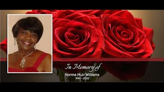 Funeral Service for Norma Muir Williams [upl. by Ahsirt499]