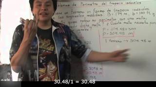 143 Problemas de perímetro de trapecio isósceles [upl. by Emia]