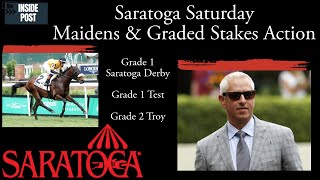 Saratoga Spectacular Grade 1 Test Saratoga Derby Grade 2 Troy amp Maidens [upl. by Minabe]