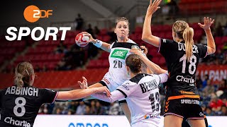 HandballWM Deutsche Frauen überraschen gegen Niederlande  ZDFSport  ZDF [upl. by Neyuq275]