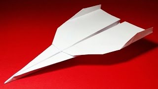 How to make a Paper Airplane that flies far  Best plane  ORIGAMI JET paper planes [upl. by Akenet]