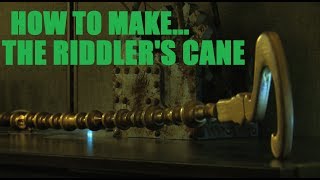 How to Make the Riddlers CaneHalloween accessory [upl. by Nwahsud]