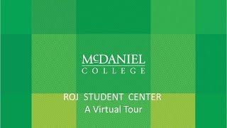 Virtual Tour of Roj Student Center  McDaniel College [upl. by Ainezey]