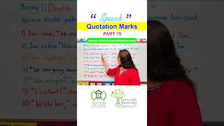 Using Speech Marks  Punctuating Direct Speech  EasyTeaching english writing punctuation speech [upl. by Coney261]