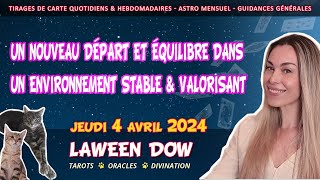 Un nouveau départ et équilibre dans un environnement stable amp valorisant  GUIDANCE DU 4 AVRIL 2024 [upl. by Irra]