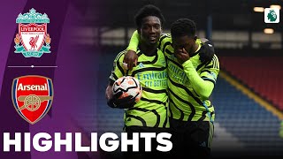 Arsenal vs Liverpool  U21 Premier League 2  Highlights 28042024 [upl. by Arretal]