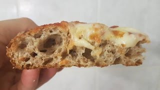 PIZZA INTEGRALE SENZA BISOGNO DI IMPASTARE wwwmauropizza [upl. by Nai]