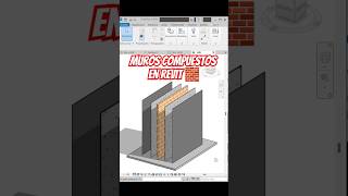 Muros compuestos en Revit 🏗️💯 revit autodeskrevit familiasderevit autocadtips tutorial [upl. by Paluas]