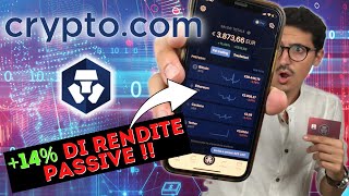 CRYPTOCOM COME FUNZIONA e QUANTO si GUADAGNA 💰 TUTORIAL [upl. by Assirol]