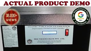 NKB Static Voltage Stabilizer  IGBT Based Voltage Stabilizer [upl. by Ittam425]