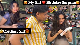 😍My Girl❤️Birthday Surprise🥰🤩Costliest Gift🎁  Ajees  Kavya  Aj Squad [upl. by Darrel]