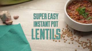 Super Easy Instant Pot Lentils  Forks Over Knives [upl. by Enilasor]