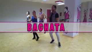 Clases de BACHATA con Sergi y Melani  Escuela de Baile PAYAS TORREVIEJA [upl. by Kenzi467]