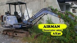 Abandoned AIRMAN AX30 Mini Excavator [upl. by Yatnohs]