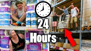 TOP 5 CRAZIEST 24 HOUR TOILET PAPER FORTS  Insane Over Night Forts [upl. by Hsekin]