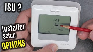 ALL Honeywell Home ISU Menu Options EXPLAINED  Thermostat Installer SETUP amp Configuration [upl. by Oakes]