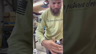 Another brand done handle bonded by Starbond superglue Video by moltenmetalworksusa [upl. by Fairbanks]