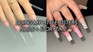 Storytime My Dad Follows my OF 🤢 I cant believe this  Doing my Sisters Nails 💅🏼 [upl. by Enelra]