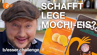 Mochi Meister Sebastian soll JapanEis selber machen  besser challenge [upl. by Rhodie]