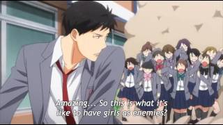 Gekkan Shoujo Nozakikun Funny Scene from EP 5  Having Girl Rivals [upl. by Igal]