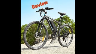 ANCHEER Electric Bike for Adults Peak 750W Motor Electric Mountain Bike Review bike electric [upl. by Alisander]