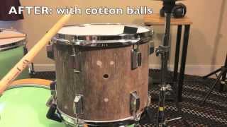 DRUM HACK  How To Fix RingingRattly Drums [upl. by Holladay]