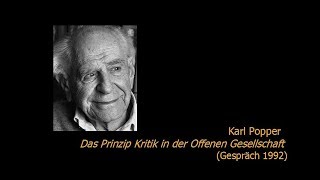 Karl Popper  Das Prinzip Kritik in der Offenen Gesellschaft Gespräch [upl. by Anpas]