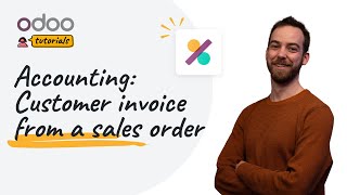 Customer invoice from sales order  Odoo Accounting [upl. by Jarin116]