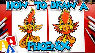 How To Draw A Cute Phoenix [upl. by Nevai]