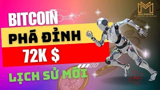 Bitcoin Phá Đỉnh 72K Chúng Ta Đang Chứng Kiến Lịch Sử Mới [upl. by Ahseken]