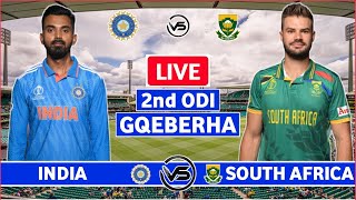 India vs South Africa 2nd ODI Live  IND vs SA 2nd ODI Live Scores amp Commentary [upl. by Naivat]