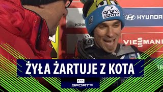 PŚ Zakopane Piotr Żyła żartuje z Macieja Kota [upl. by Clynes]