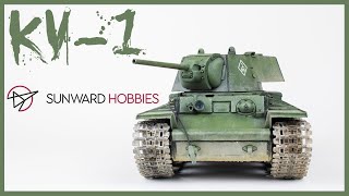 Heavy Soviet Armor  Tamiyas 135 KV1 Full Build With Sunward Hobbies [upl. by Odelle850]