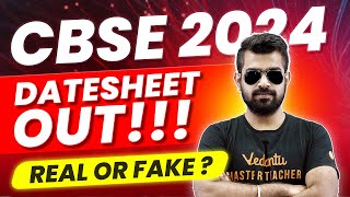 CBSE Datesheet Out Real or fake  CBSE 2024 🔥 Shimon Sir [upl. by Tyika837]