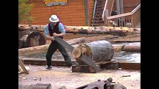 Holzfäller Show im Spruce Mill Camp Alaska 2001 [upl. by Telford]