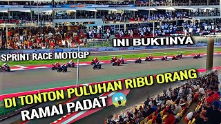 di hari ke 2 MOTOGP sirkuit mandalika hari ini terpantau 😱 ramai sekali amp super seru [upl. by Ahsirtap]