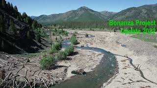 Bonanza Fish Habitat and Floodplain Restoration project update 2022 [upl. by Ahsinek]