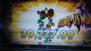 Genie Jackpots Megaways HUGE WIN on 10p stake  Low Stake Slots  a cool 39 grand [upl. by Ailasor356]