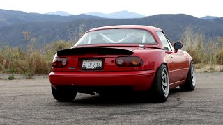 Gregs 1992 Mazda Miata  A Justin Cheng Film Mountain Run [upl. by Boak79]