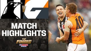 Collingwood v GWS Highlights  First Preliminary Final 2019  AFL [upl. by Aynwat518]