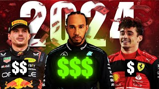 How Much Money do Formula 1 Drivers Make in 2024 [upl. by Ecirtemed]