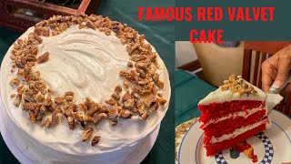 WORLD🌎FAMOUS RED VELVET CAKE🍰EricandTeresa RedVelvetCake RedVelvetCakeRecipe [upl. by Diamante352]