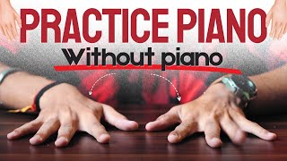 Finger Exercises NO PIANO NEEDED  Best finger lesson for pianist  PIX Series  Hindi [upl. by Novikoff]