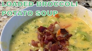 Loaded Broccoli Potato Soup Recipe [upl. by Serena633]