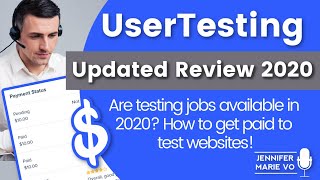 UserTesting Review 2020 Are paid testing jobs still available  Payment Proof and App Walkthrough [upl. by Desirae94]