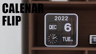 Fartech Flip Clock with Auto Calendar Flipping system [upl. by Edgard]