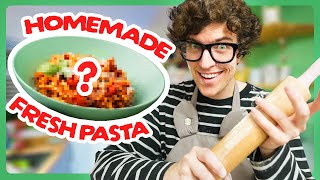 Italian Man Attempts To Cook Fresh Pasta amp Focaccia Bread [upl. by Adiene]